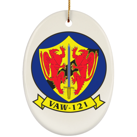 VAW 121 Ornament Ceramic - Oval