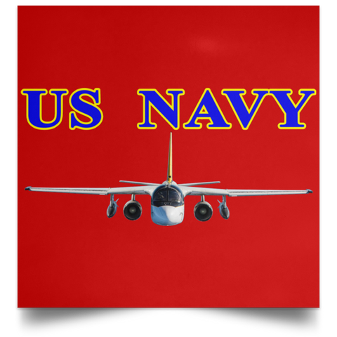 US Navy S-3 2 Poster - Square