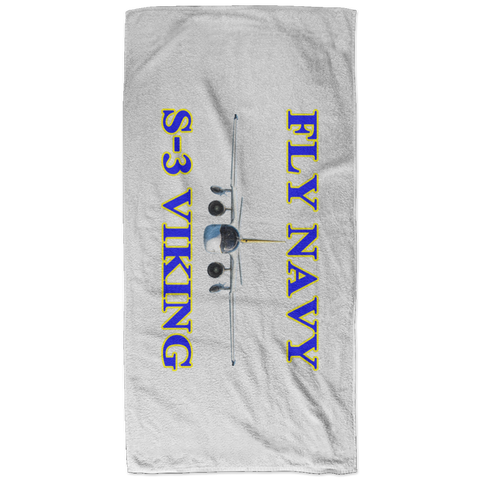 Fly Navy S-3 1 Bath Towel - 32x64