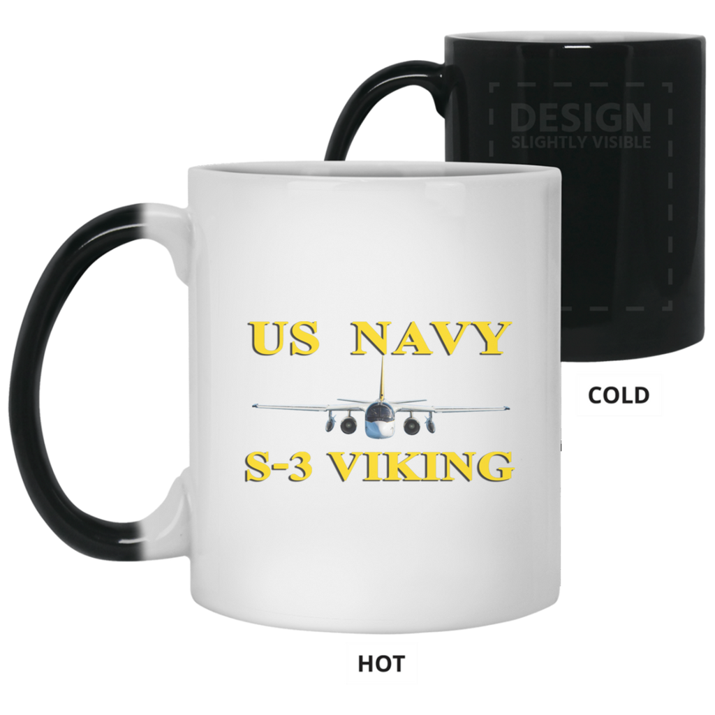 US Navy S-3 3 Color Changing Mug - 11oz