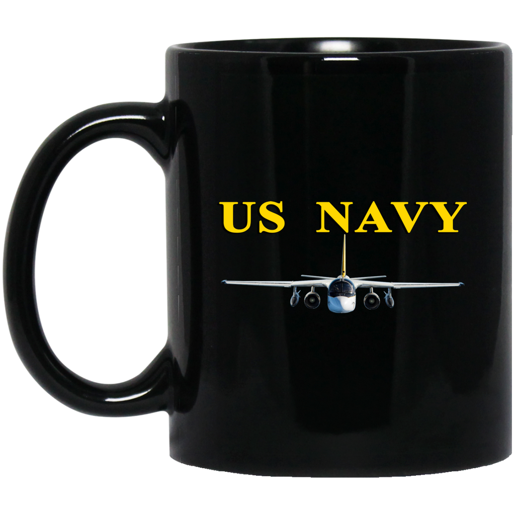 US Navy S-3 4 Black Mug - 11oz