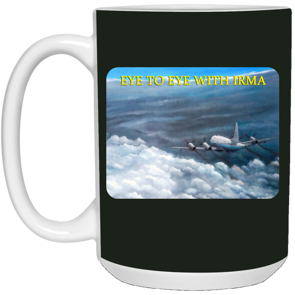 Eye To Eye With Irma White Mug - 15oz