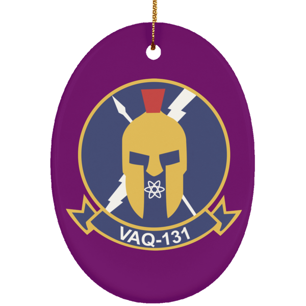 VAQ 131 3 Ornament - Oval