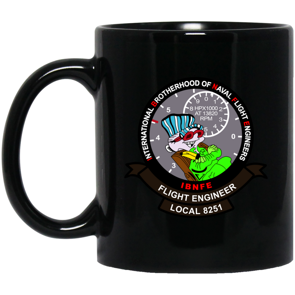 FE 02 Black Mug - 11oz