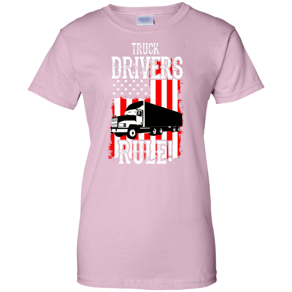 Truck Drivers Rule Ladies' Cotton T-Shirt