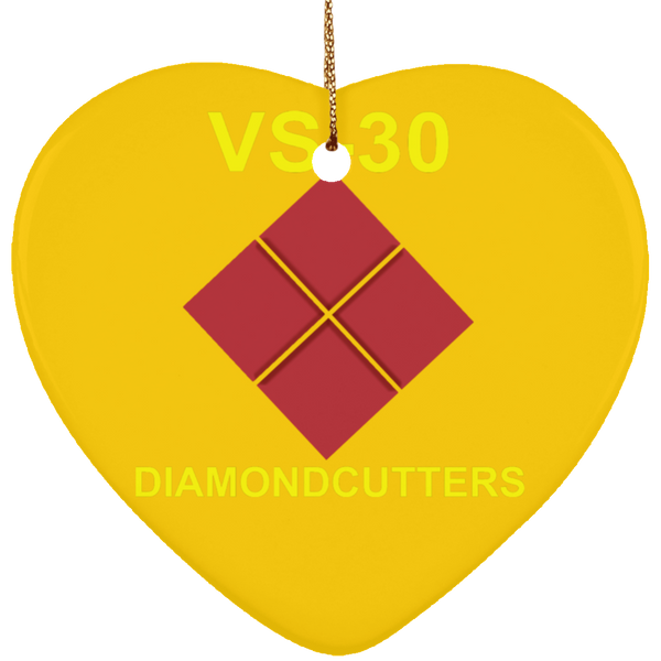 VS 30 4 Ornament Ceramic - Heart