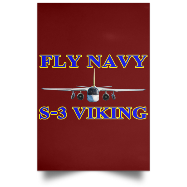 Fly Navy S-3 1 Poster - Portrait