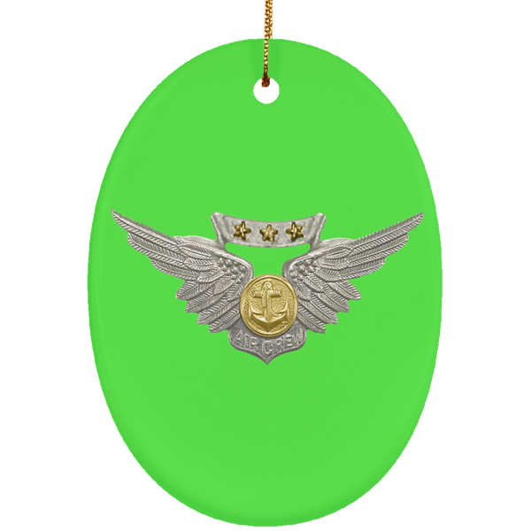 Combat Air 1 Ornament - Oval