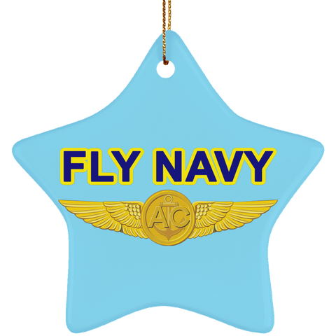 Fly Navy Aircrew Ornament - Star