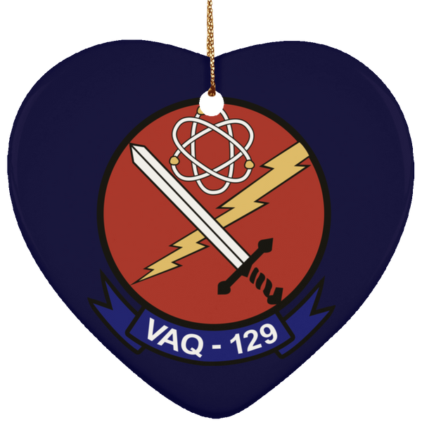 VAQ 129 2 Ornament - Heart