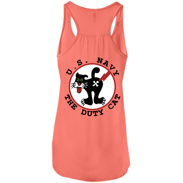 Duty Cat 2b Flowy Racerback Tank