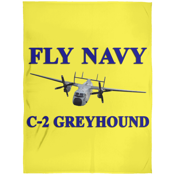 Fly Navy C-2 1 Blanket - Arctic Fleece Blanket 60x80