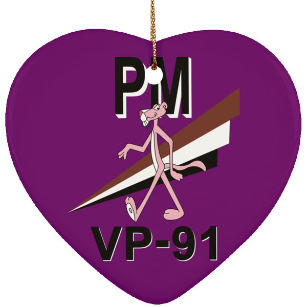 VP 91 3 Ornament Ceramic - Heart