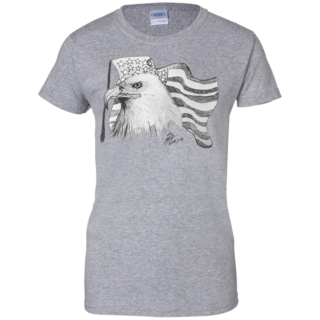 Eagle 101 Ladies Custom Cotton T-Shirt
