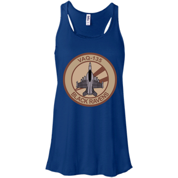 VAQ 135 6 Flowy Racerback Tank