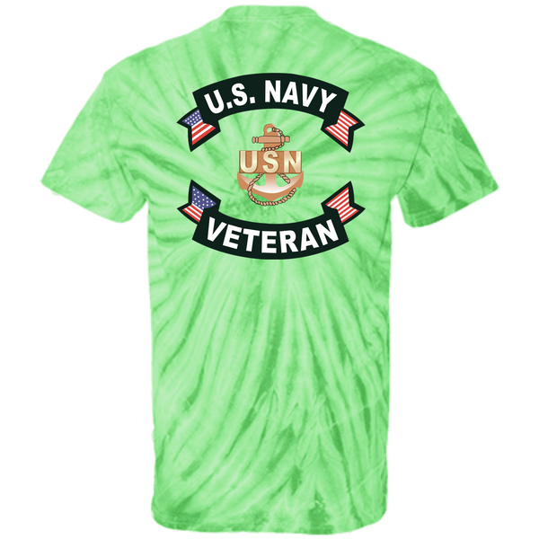 Navy Veteran 1b Cotton Tie Dye T-Shirt