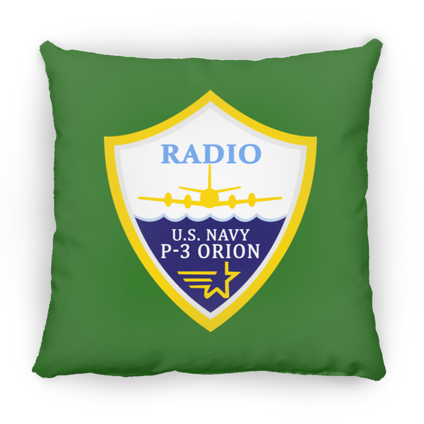 P-3 Orion 3 Radio Pillow - Square - 18x18