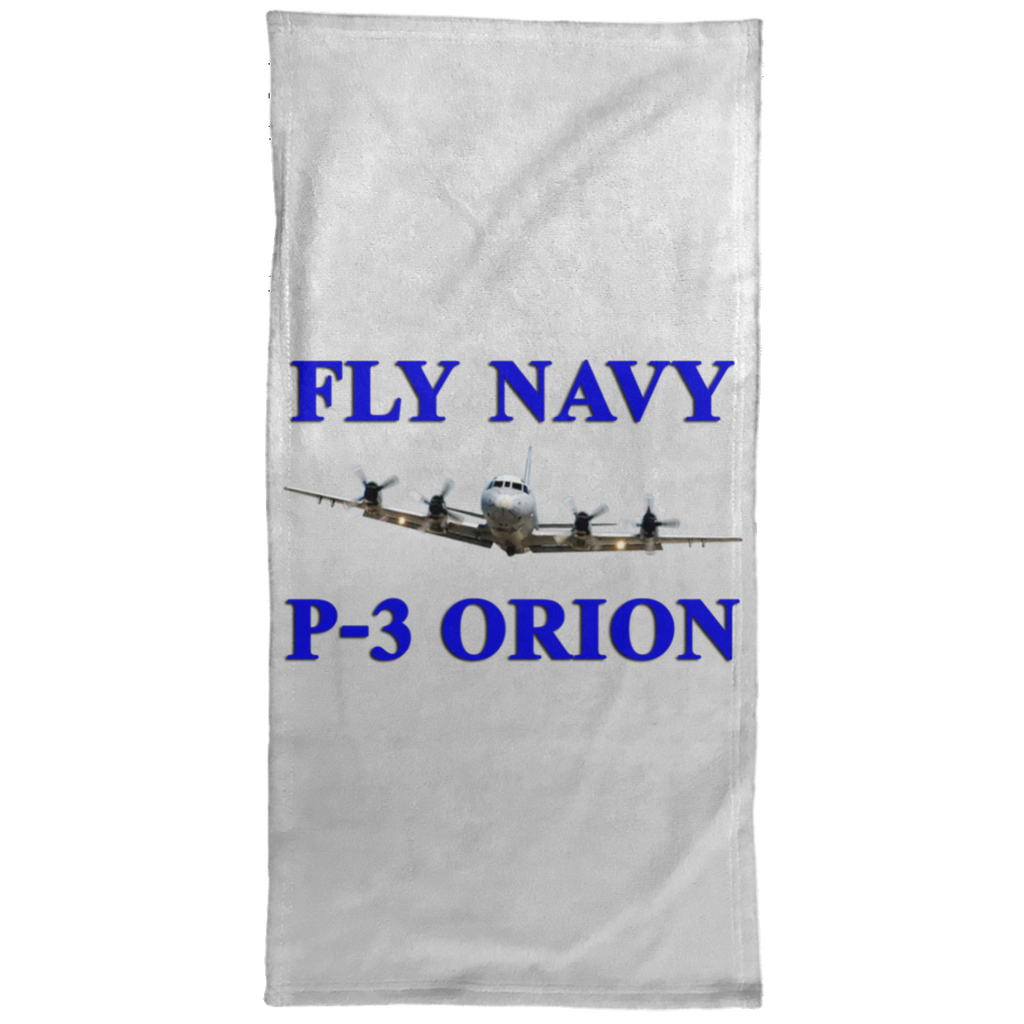 Fly Navy P-3 1 Hand Towel - 15x30