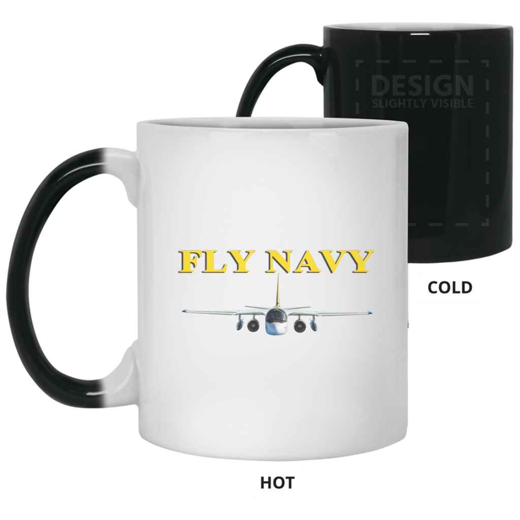 Fly Navy S-3 4 Color Changing Mug - 11oz