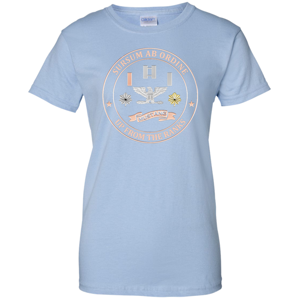 Up From The Ranks 2 Ladies Custom Cotton T-Shirt