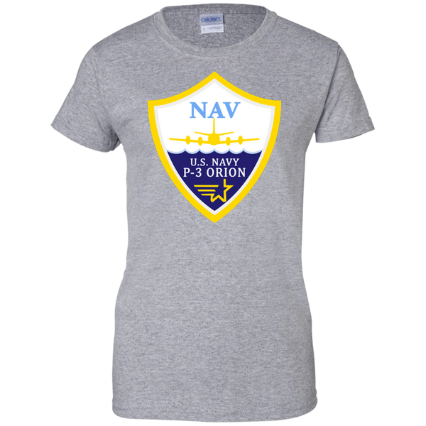 P-3 Orion 3 NAV Ladies' Cotton T-Shirt