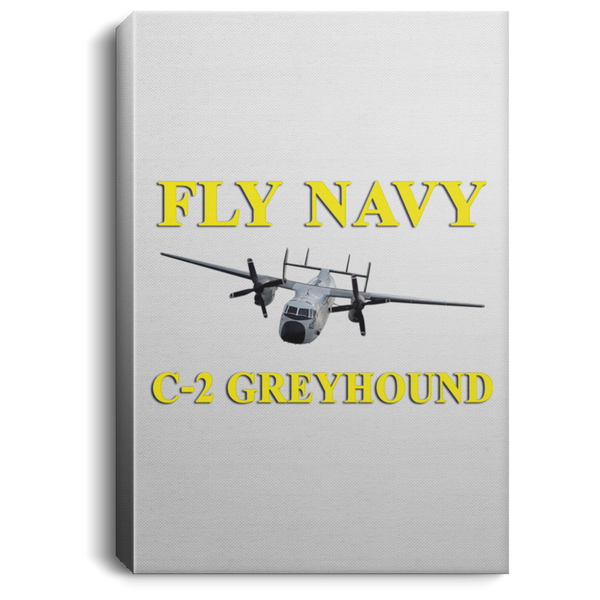 Fly Navy C-2 3 Canvas - Portrait .75in Frame