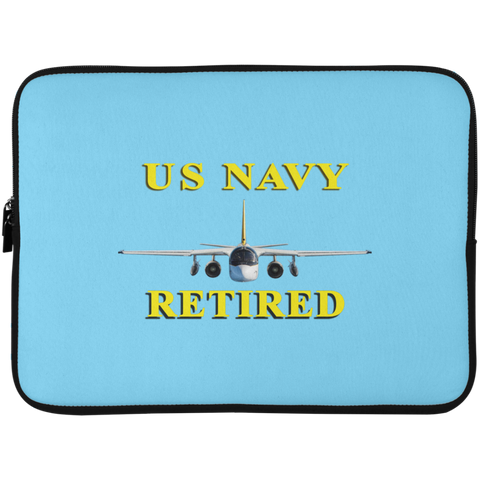 Navy Retired 2 Laptop Sleeve - 15 Inch