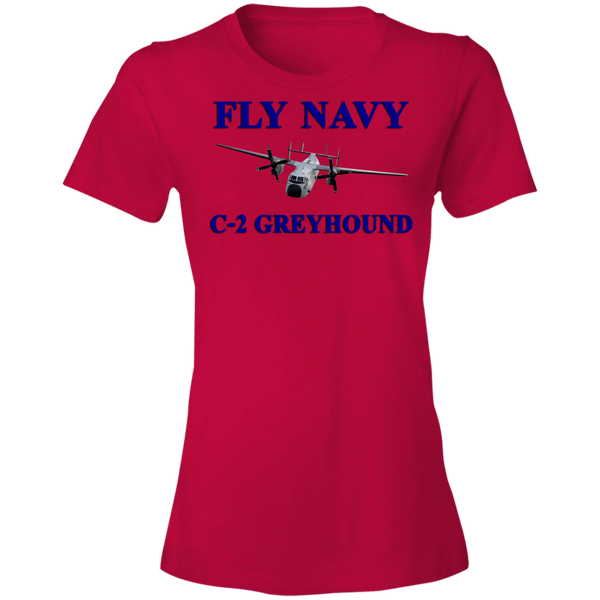 Fly Navy C-2 1 Ladies' Lightweight T-Shirt