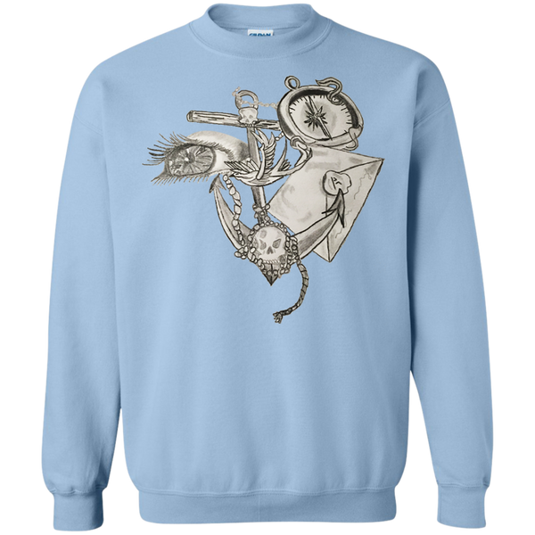 Getting Underway Printed Crewneck Pullover Sweatshirt