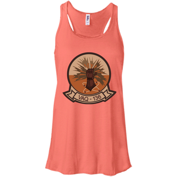 VAQ 136 2 Flowy Racerback Tank