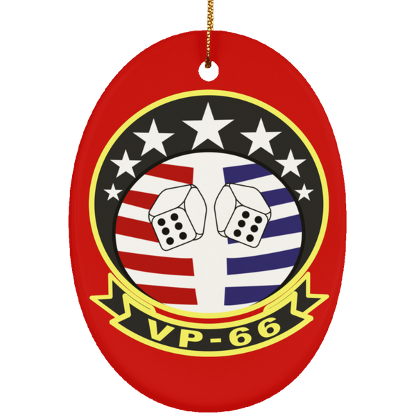 VP 66 4 Ornament Ceramic - Oval