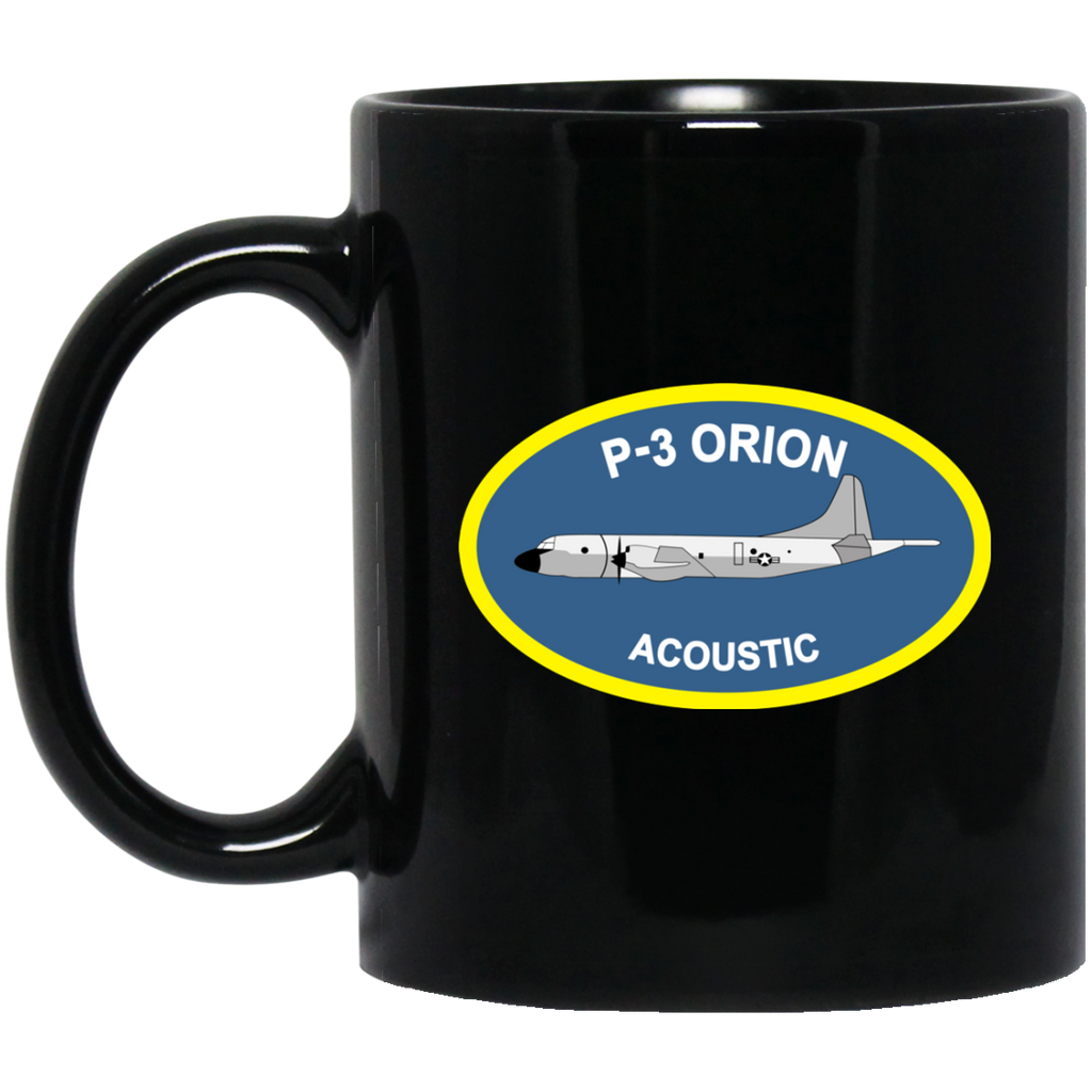 P-3 Orion 4 Acoustic Black Mug - 11oz