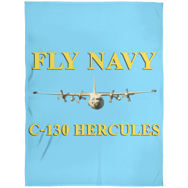 Fly Navy C-130 3 Blanket - Arctic Fleece Blanket 60x80