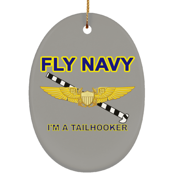 Fly Navy Tailhooker 3 Ornament - Oval