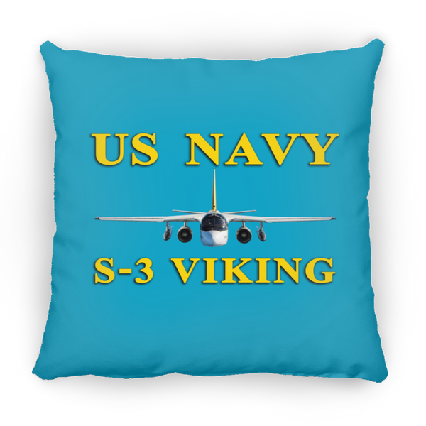 US Navy S-3 3 Pillow - Square - 16x16