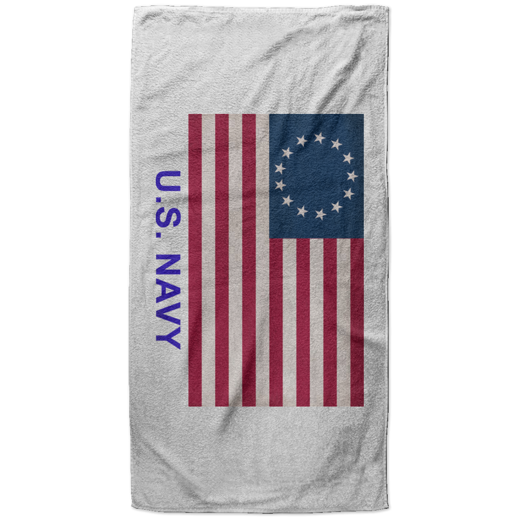 Betsy Ross USN Beach Towel - 37x74