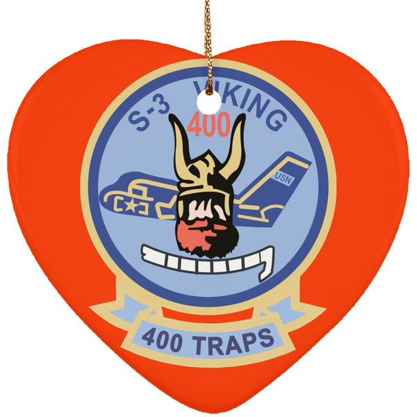 S-3 Viking 6 Ornament - Heart