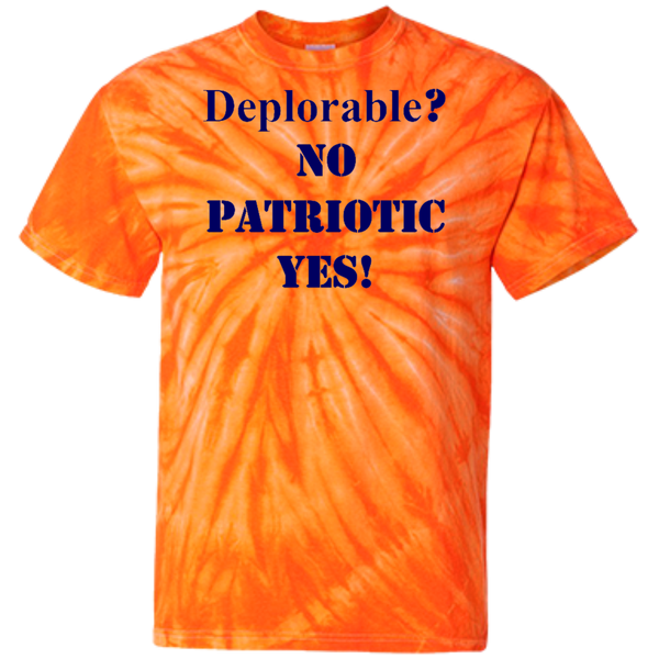 Deplorable Customized  100% Cotton Tie Dye T-Shirt