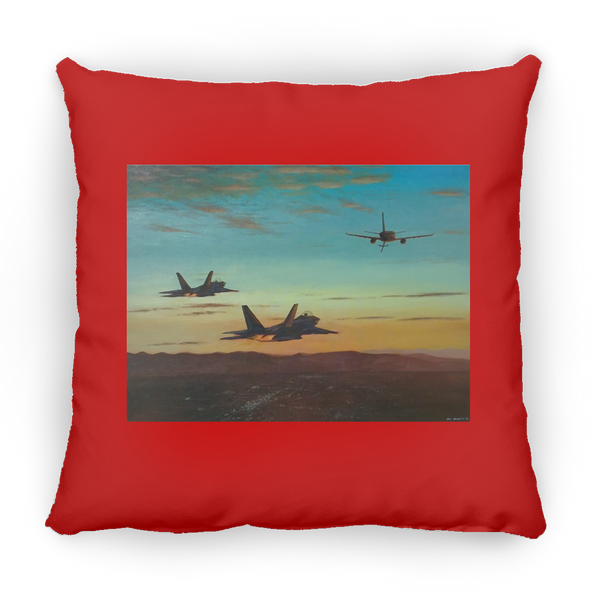 Time To Refuel Pillow - Square - 14x14