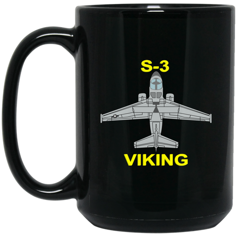 S-3 Viking 11 Black Mug - 15oz