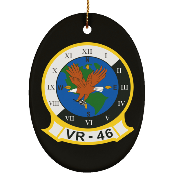 VR 46 Ornament Ceramic - Oval