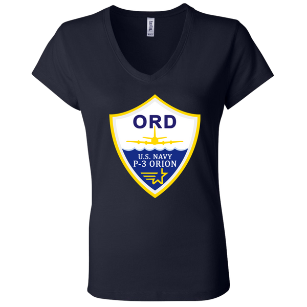 P-3 Orion 3 ORD Ladies Jersey V-Neck T-Shirt