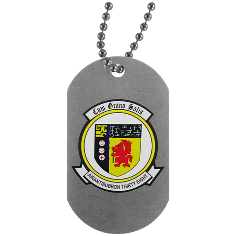 VS 38 3 Dog Tag - Silver