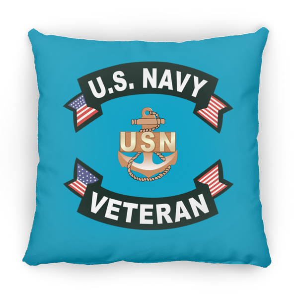 Navy Vet 1 Pillow - Square - 14x14