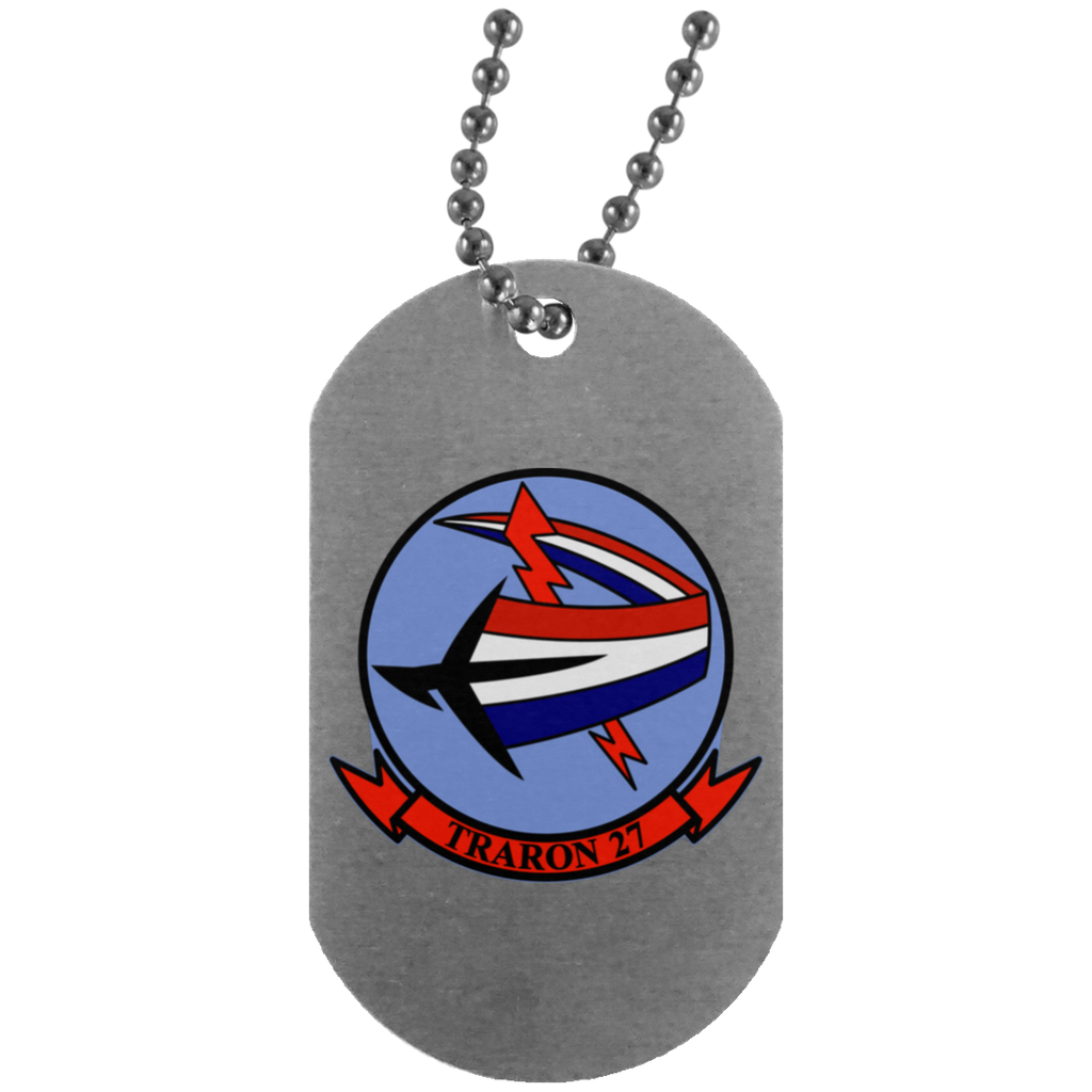 VT 27 2 Dog Tag - Silver