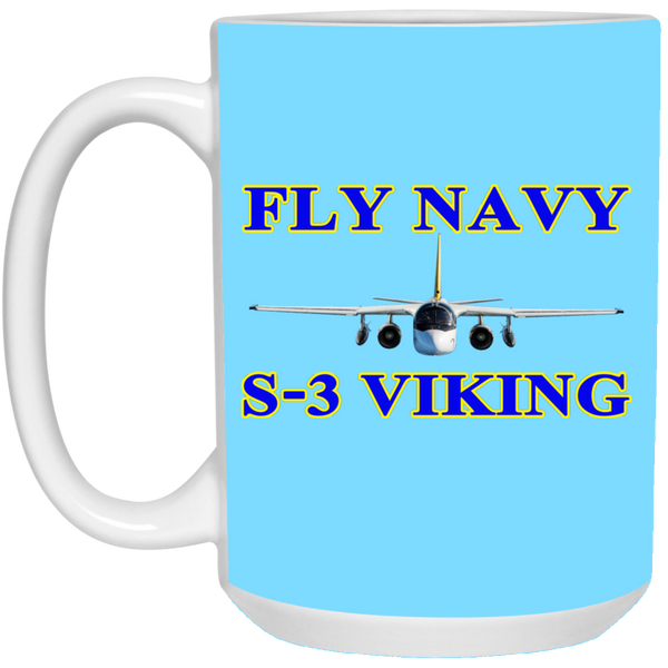 Fly Navy S-3 1 Mug - 15oz