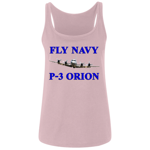 Fly Navy P-3 1 Ladies' Relaxed Jersey Tank