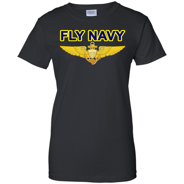 Fly Navy Aviator Ladies' Cotton T-Shirt
