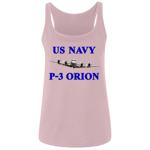 US Navy P-3 1 Ladies' Relaxed Jersey Tank