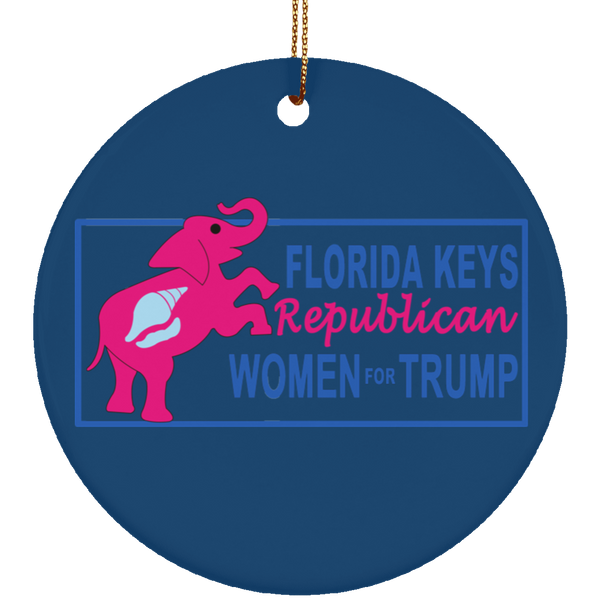 Florida Keys Ornament - Circle